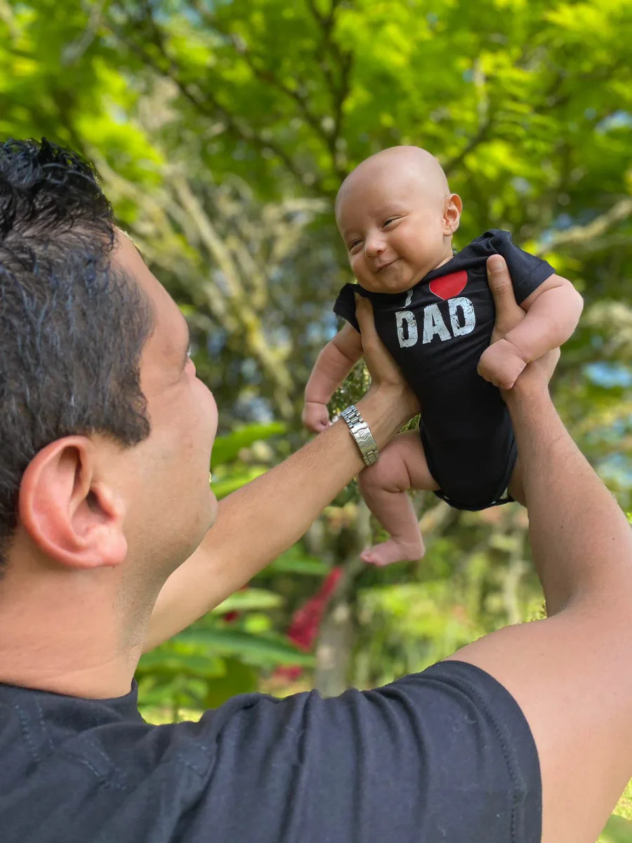 Dúo papá/bb DAD negro
