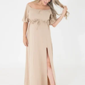 Vestido Luna caqui