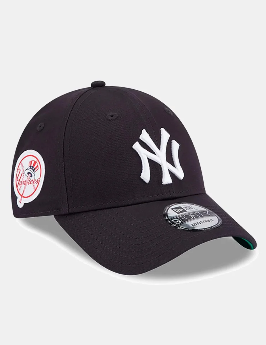 Gorra NEW ERA 940 TEAM SIDE PATCH NEW YORK - Navy/White - Imagen 2