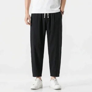 Diego | Pantalón Harem Hombre Con Cintura Con Cordón Y Corte Holgado | Casual