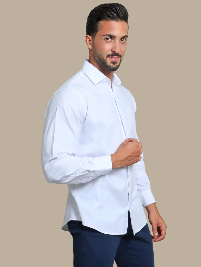Camisa de Hombre con cierre frontal y cuello clásico - Imagen 3